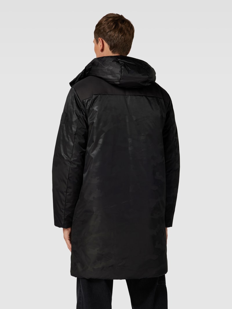Jacke mit Camouflage-Muster Modell 'PNERZ' in schwarz