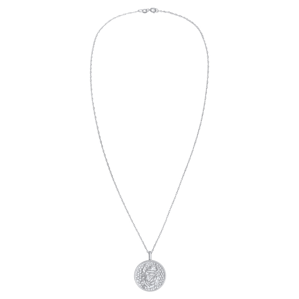 Elli Elli Collier Pièce de monnaie pour dames du zodiaque Taureau Tendance Astro antiq Bijoux
