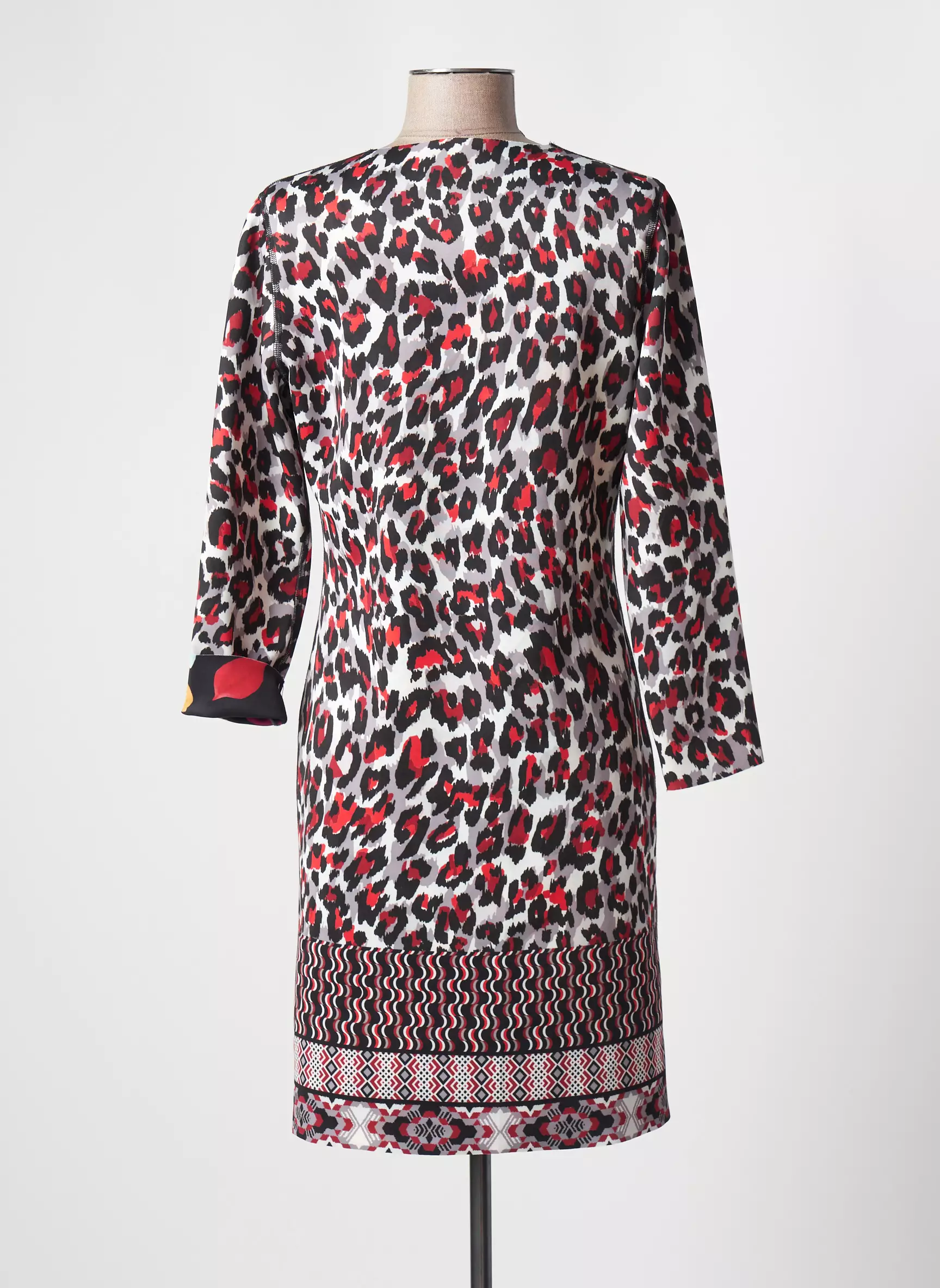 France Rivoire Robes Mi Longues Femme couleur gris