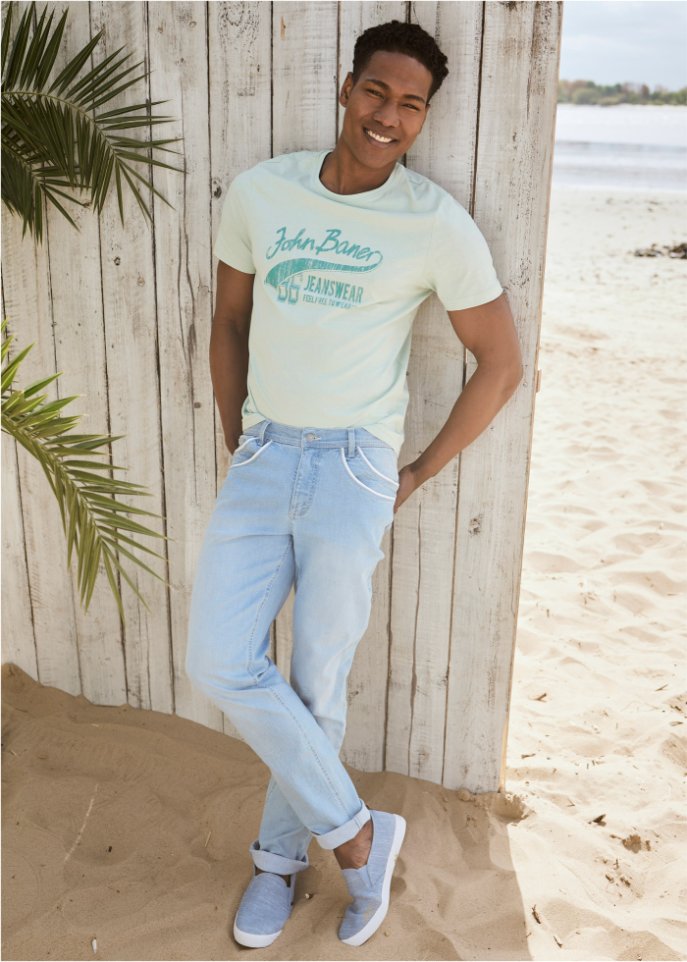 Regular Fit Stretch-Jeans, Straight
