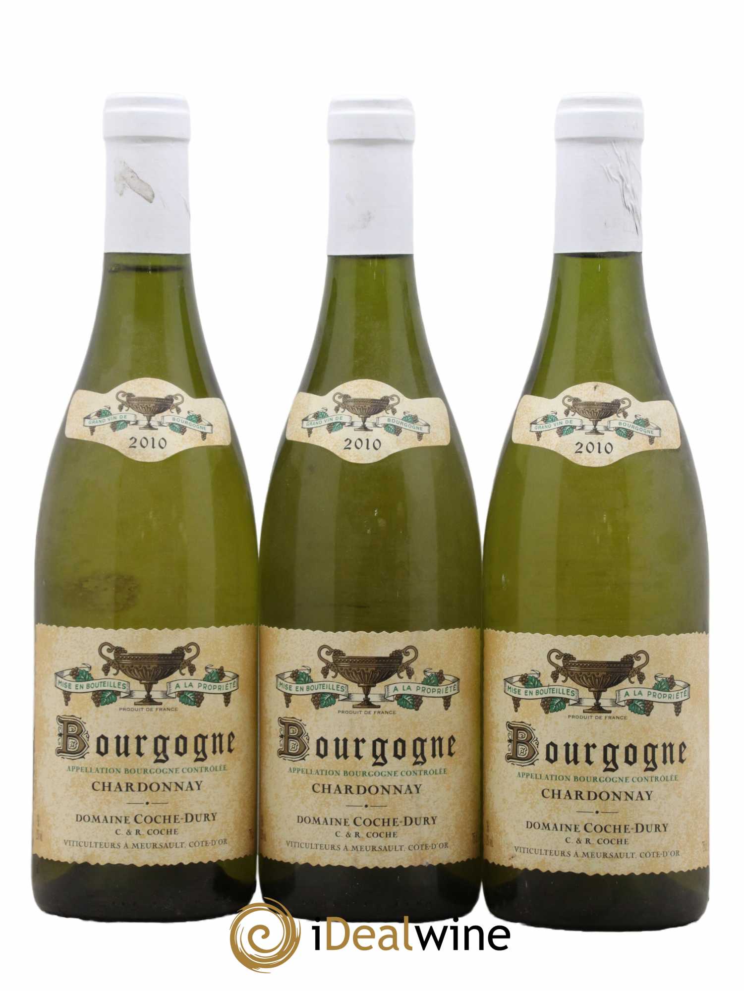 Bourgogne Coche Dury (Domaine)  2010 - Lot de 3 Bouteilles