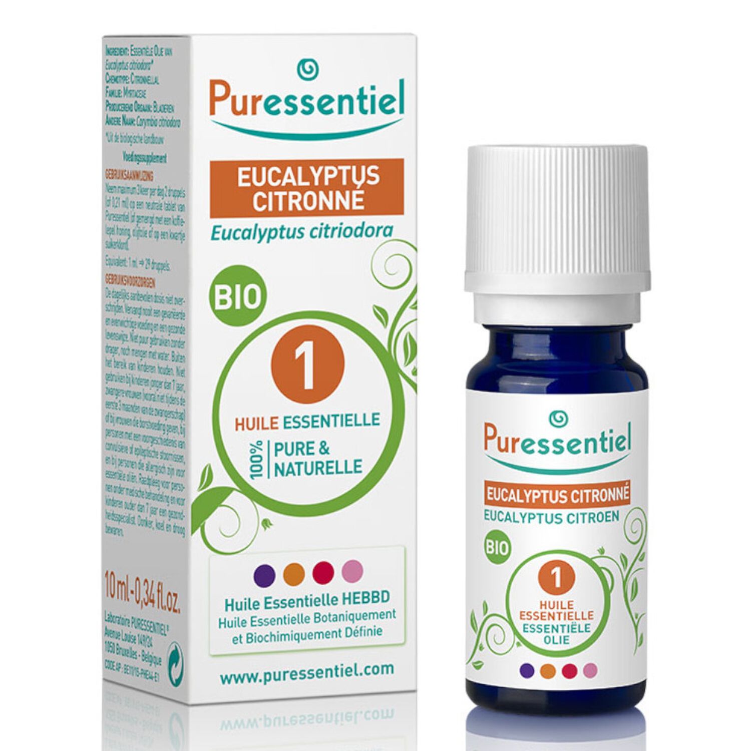 Puressentiel Huile Essentielle Eucalyptus Citronné BIO 10 ml