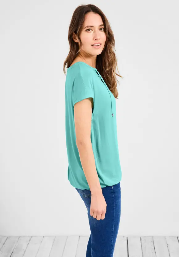 CECIL Bluse mit Tunikabändchen