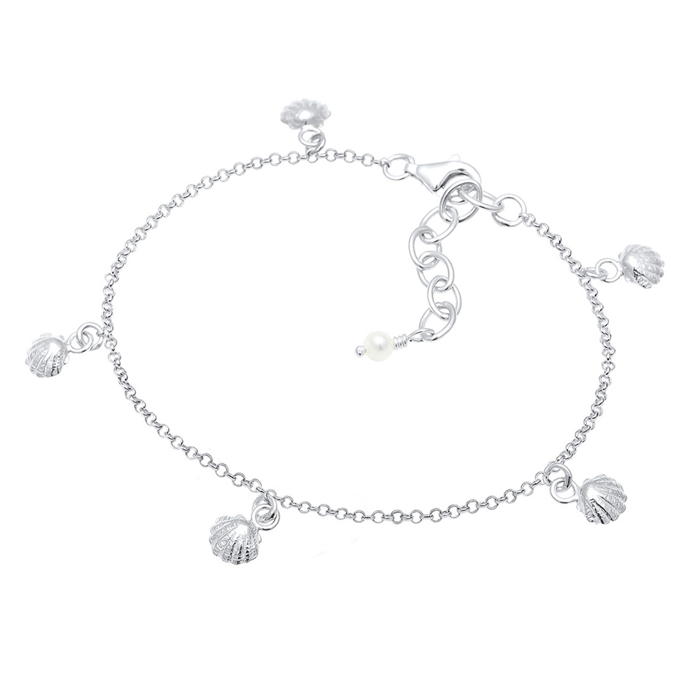 Elli Elli Bracelet Bracelet Elli avec moule mer maritime été 925/1000 argent Bracelet