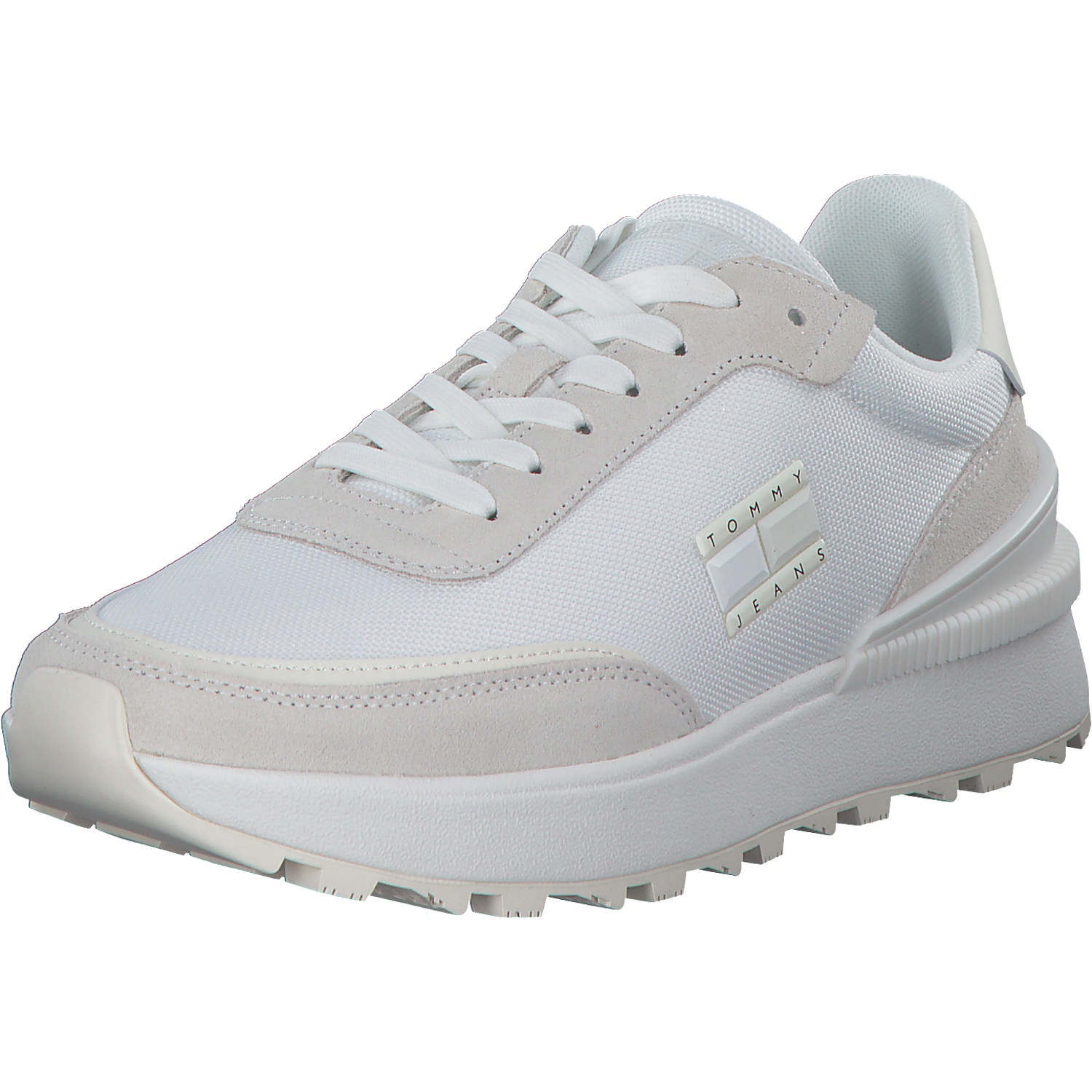 Tommy Hilfiger EN0EN02358, Schnürschuhe, Damen, ecru irory