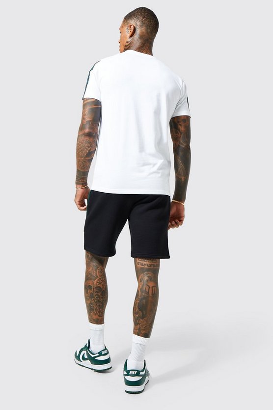 Official T-Shirt mit Streifen-Detail