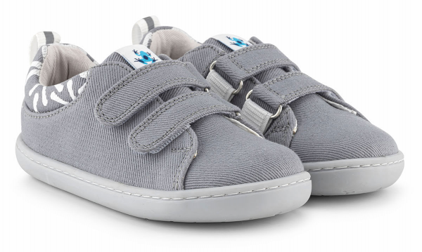 HopFrög ~ Smart Walker Canvas Sneaker ~ Eco Gray