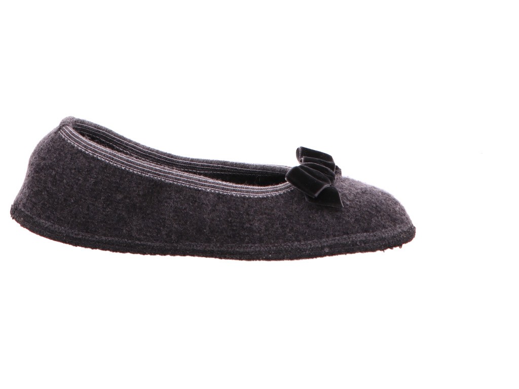 HAFLINGER Hausschuhe grau 2021 Slipper Fiocco