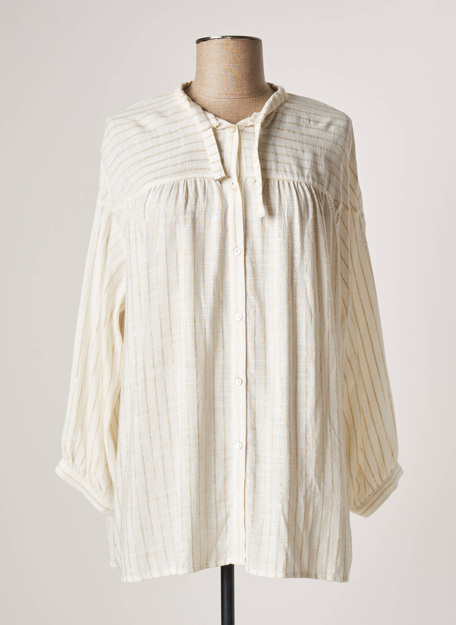 Eva Kayan Tuniquemanchelongue Femme couleur beige