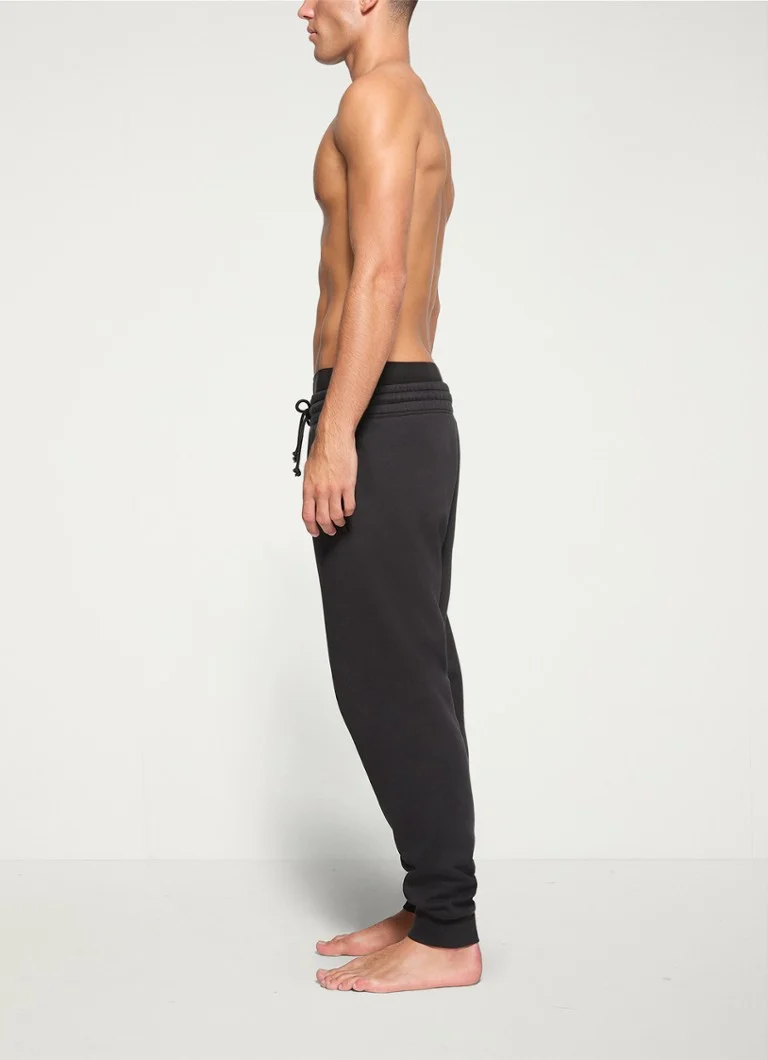 SKIMS Fleece Lounge tapered fit lounge trousers with side pockets
