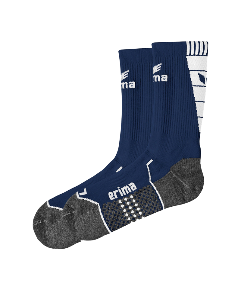Erima Short Socks Trainingssocken Dunkelblau Weiss