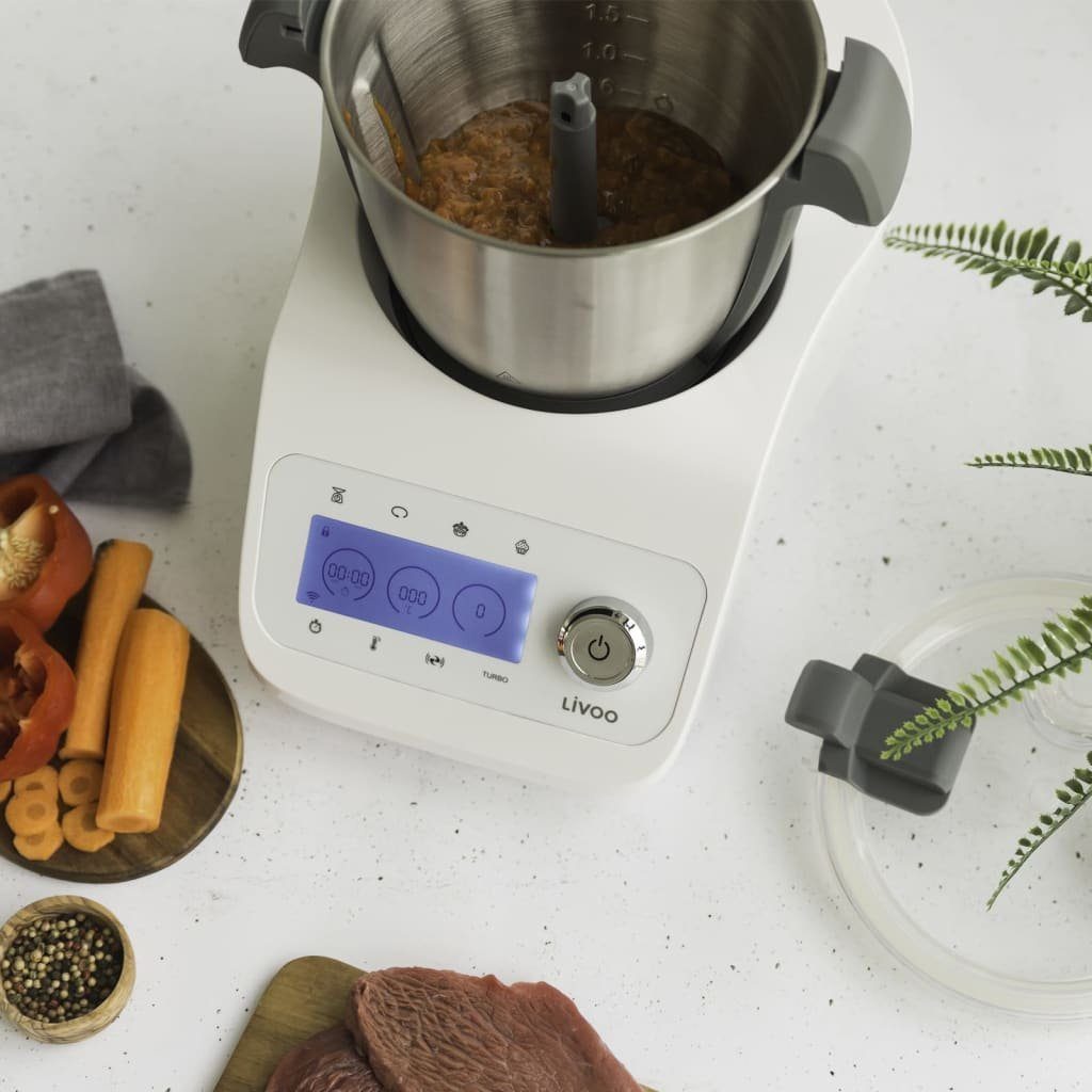 LIVOO Küchenmaschine Super Cooker 3,5 L 1000 W Weiß