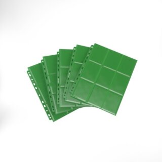 Gamegenic - 18-Pocket Sideloading Pages Green (10)