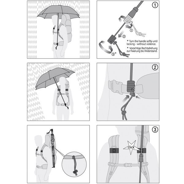 SWING HANDSFREE - Regenschirm