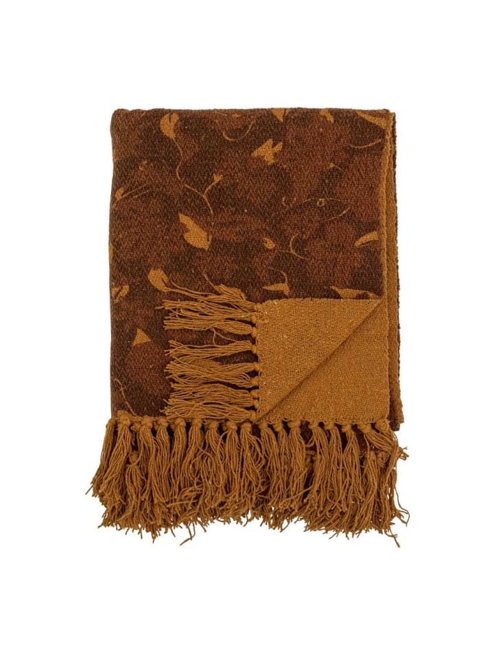 Bloomingville Decke GANJA Braun 160x130 cm günstig kaufen onesize