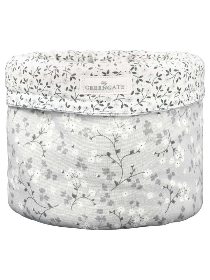 Greengate Brotkorb EMINA Grau mit Blumen günstig kaufen onesize