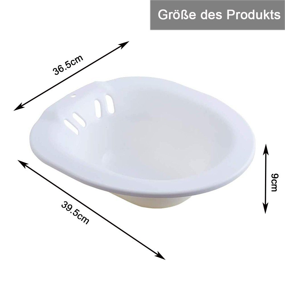 NUODWELL Bidet Sitzbad für die Toilette Bidet Einsatz für Toilette Tragbares Sitzbad