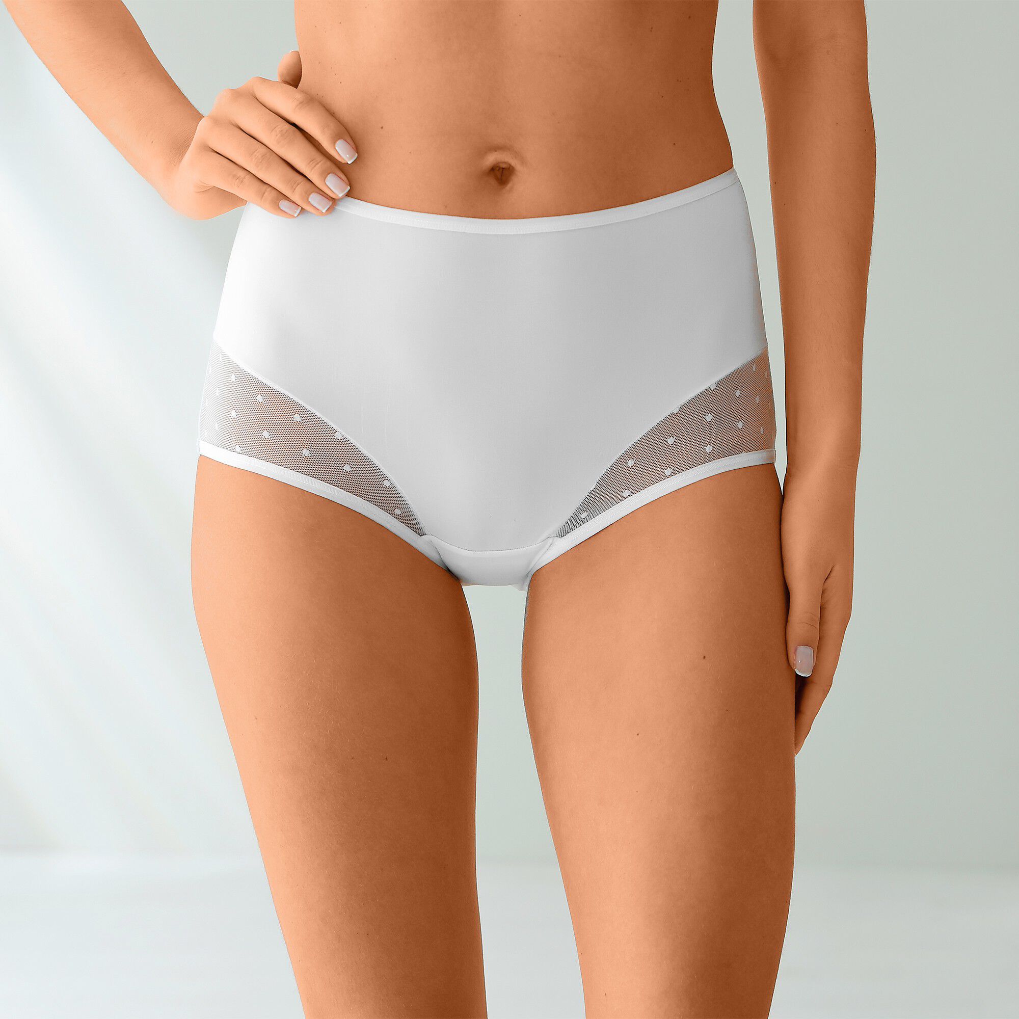 Culotte microfibre taille haute – lot de 2
