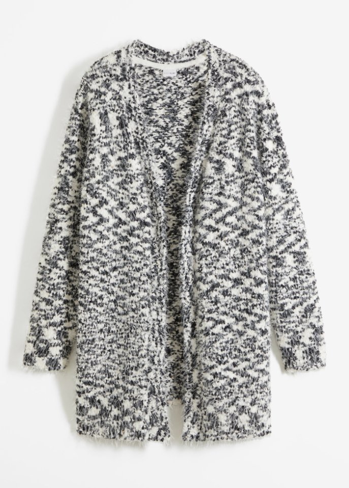 Flauschige Strickjacke
