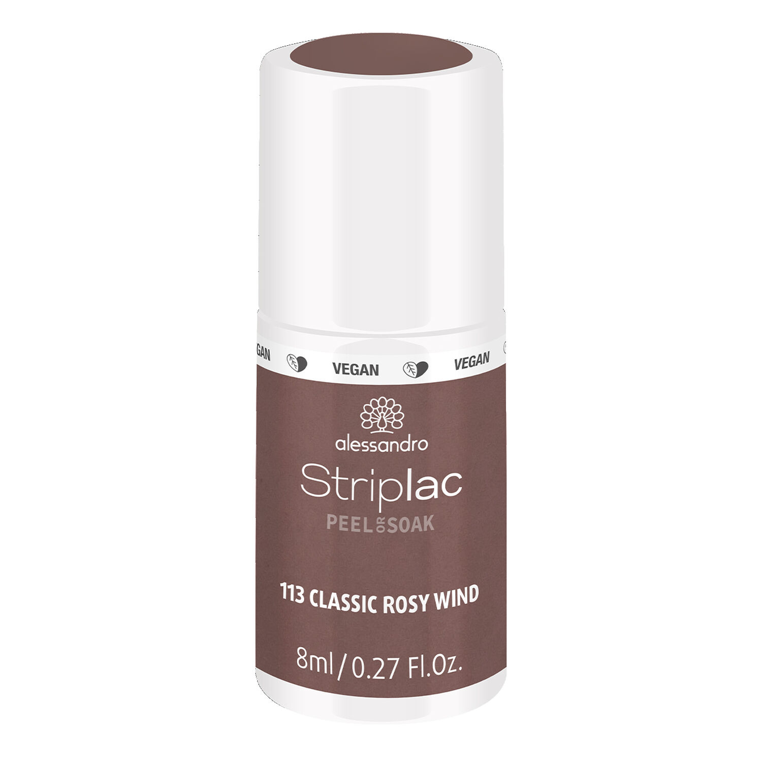 Alessandro Striplac Peel or Soak Vernis Semi-permanent - 113 Classic Rosy Wind
