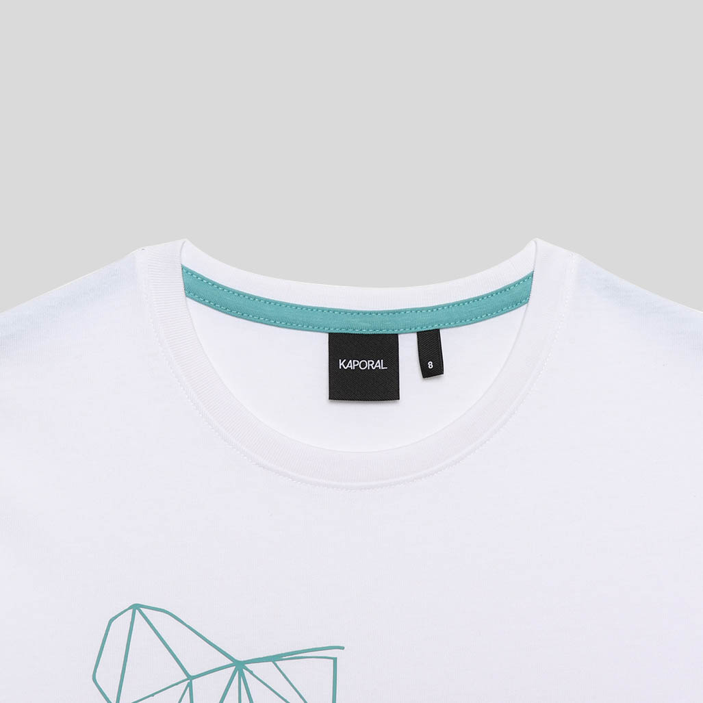 OPIK   T-shirt blanc garçon 100% coton