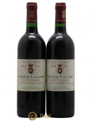 Château Lalande  1998 - Lot de 2 Bouteilles