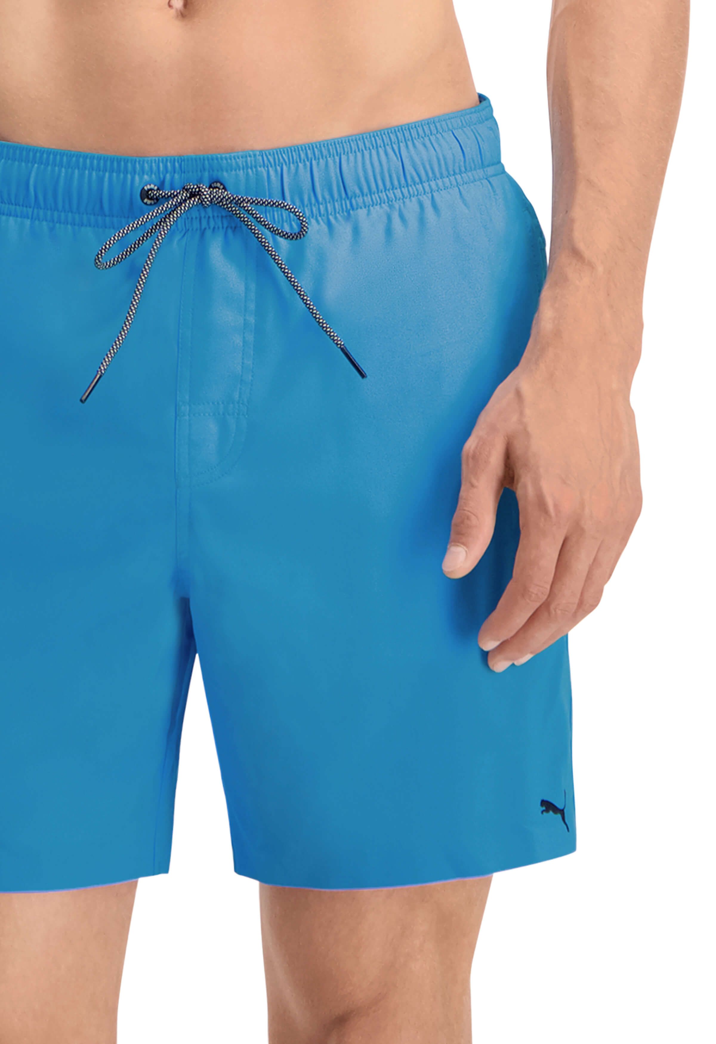 PUMA mittellange Energy Blue Badehose