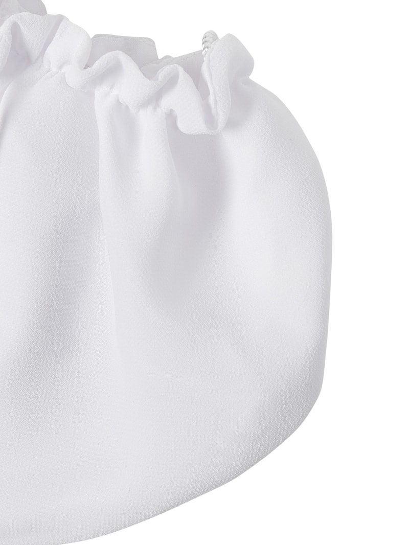 Tasche aus Chiffon in weiß