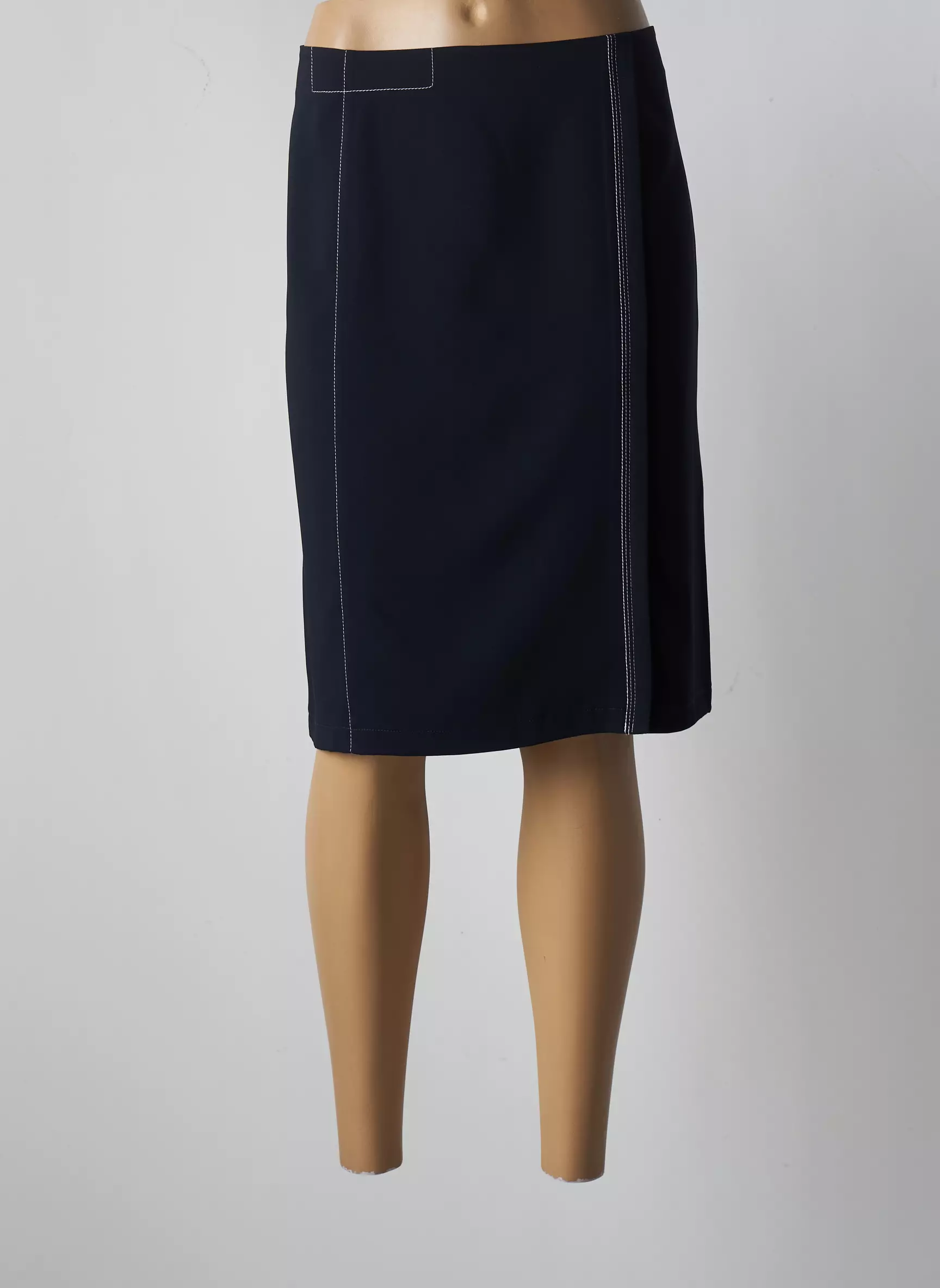 Christine Laure Jupes Mi Longues Femme couleur bleu