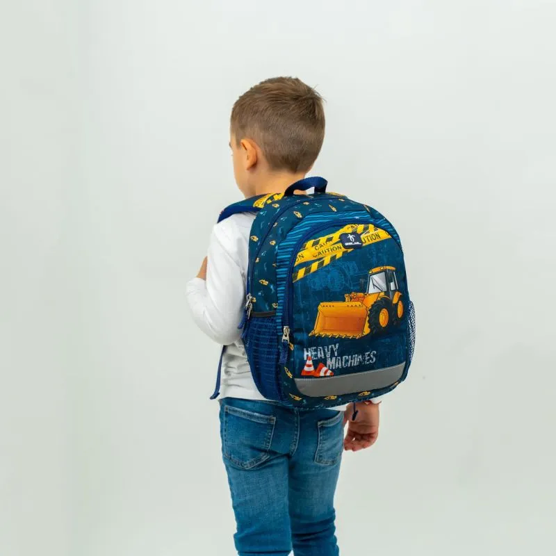 Belmil Kiddy Plus Kindergartenrucksack - Heavy Machinery