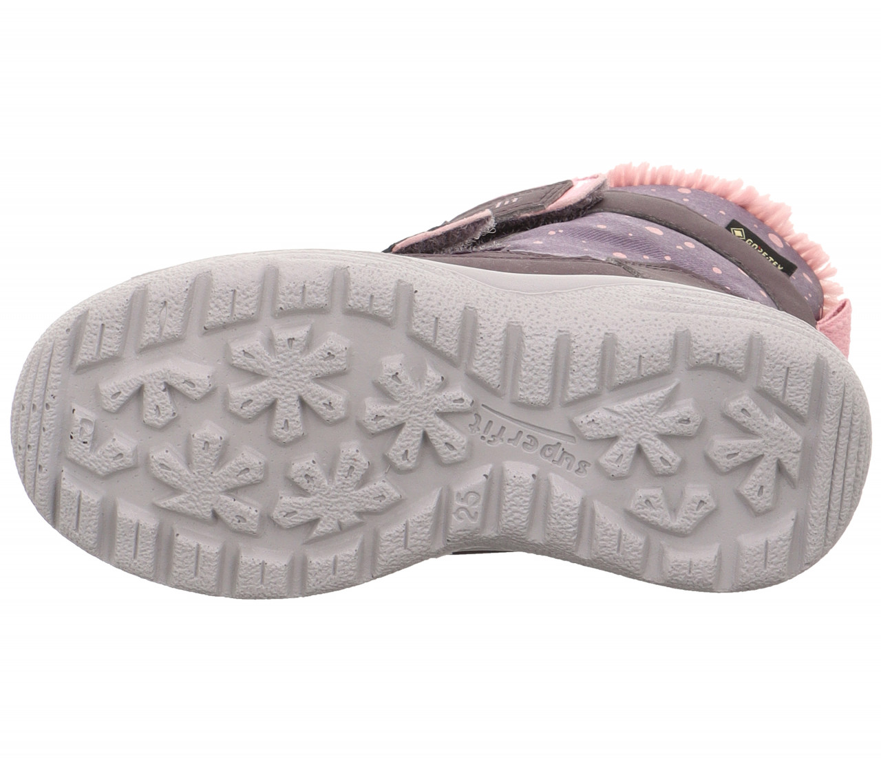 CRYSTAL - Lila/Rosa Boots mit Klettverschluss