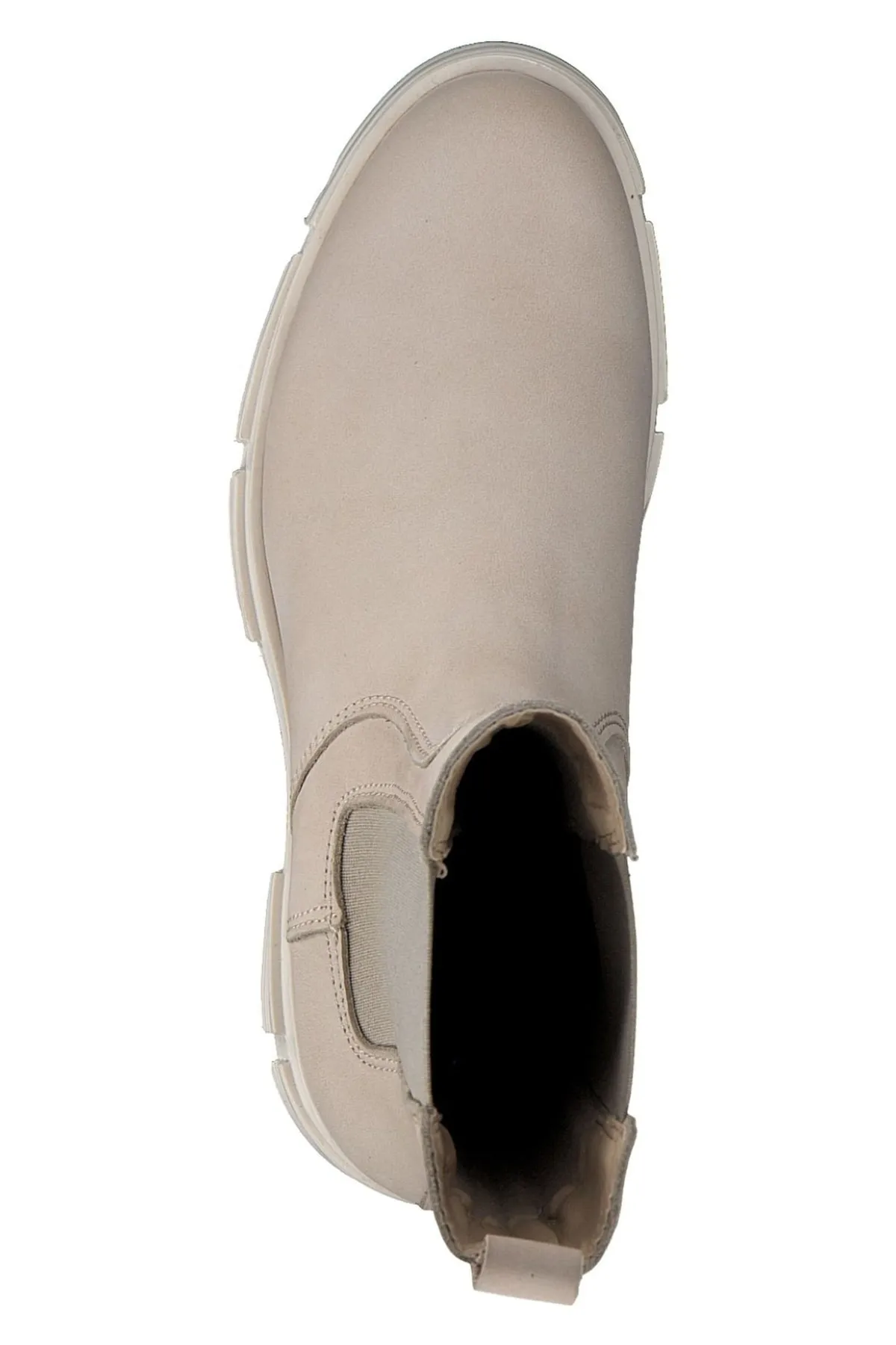 s.Oliver  Stiefelette - Beige - Blockabsatz