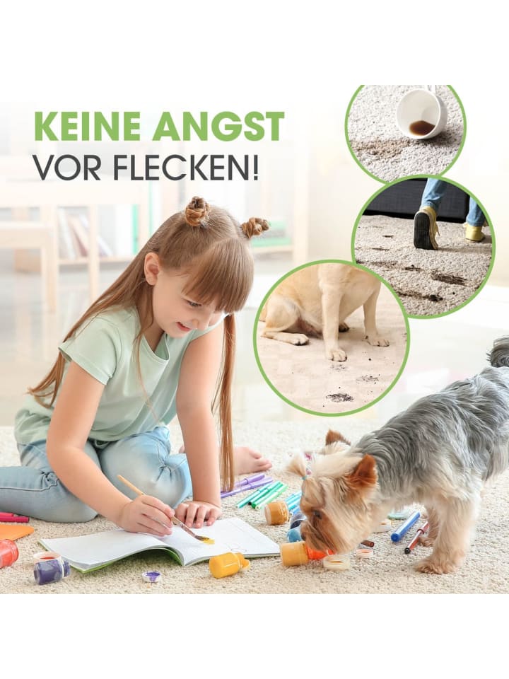 CLEANmaxx CLEANmaxx Teppichreiniger Professional mit Vibrations- und Seitenbürsten - schw günstig kaufen onesize