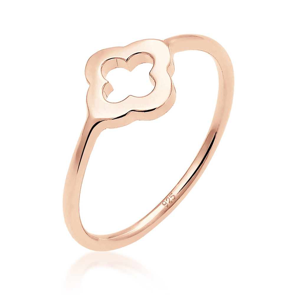 Elli Elli Bague Bague Elli trèfle porte-bonheur Luck 925/1000 argent Bague
