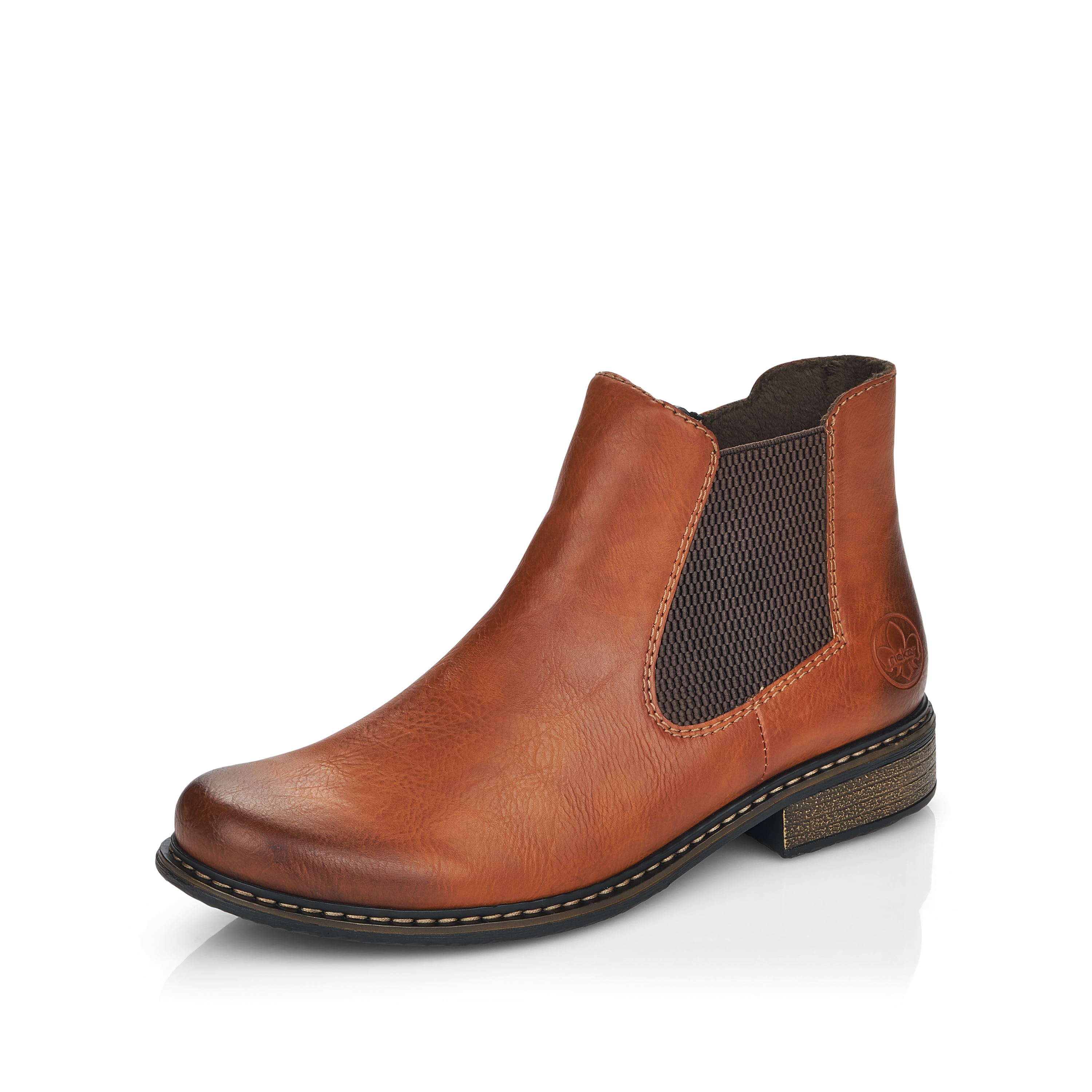 Rieker Damen Chelsea Boots nougatbraun