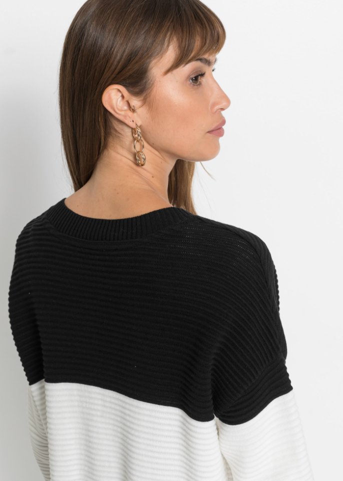 Longstrickjacke