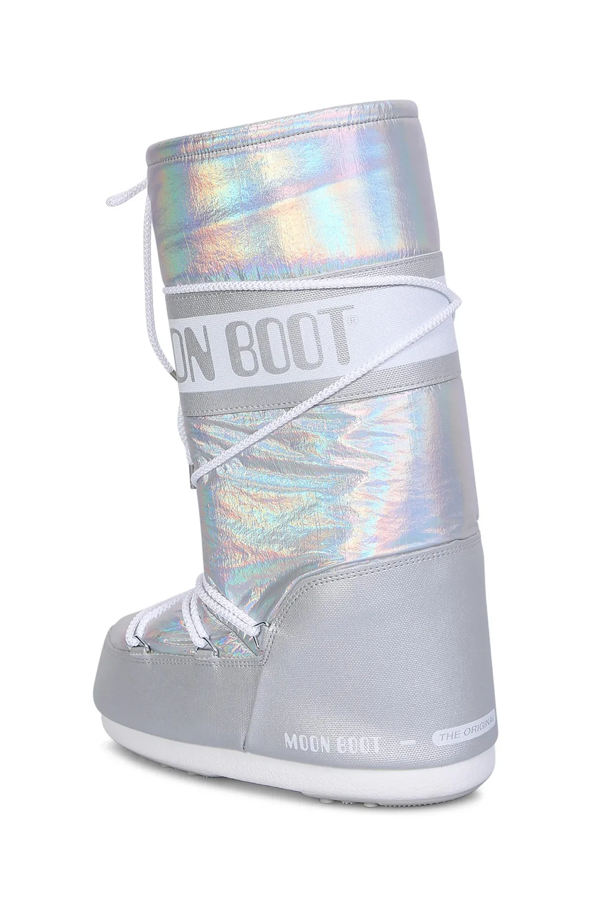 MOON BOOT  Silberne Stiefel & Booties für Damen/Mädchen
