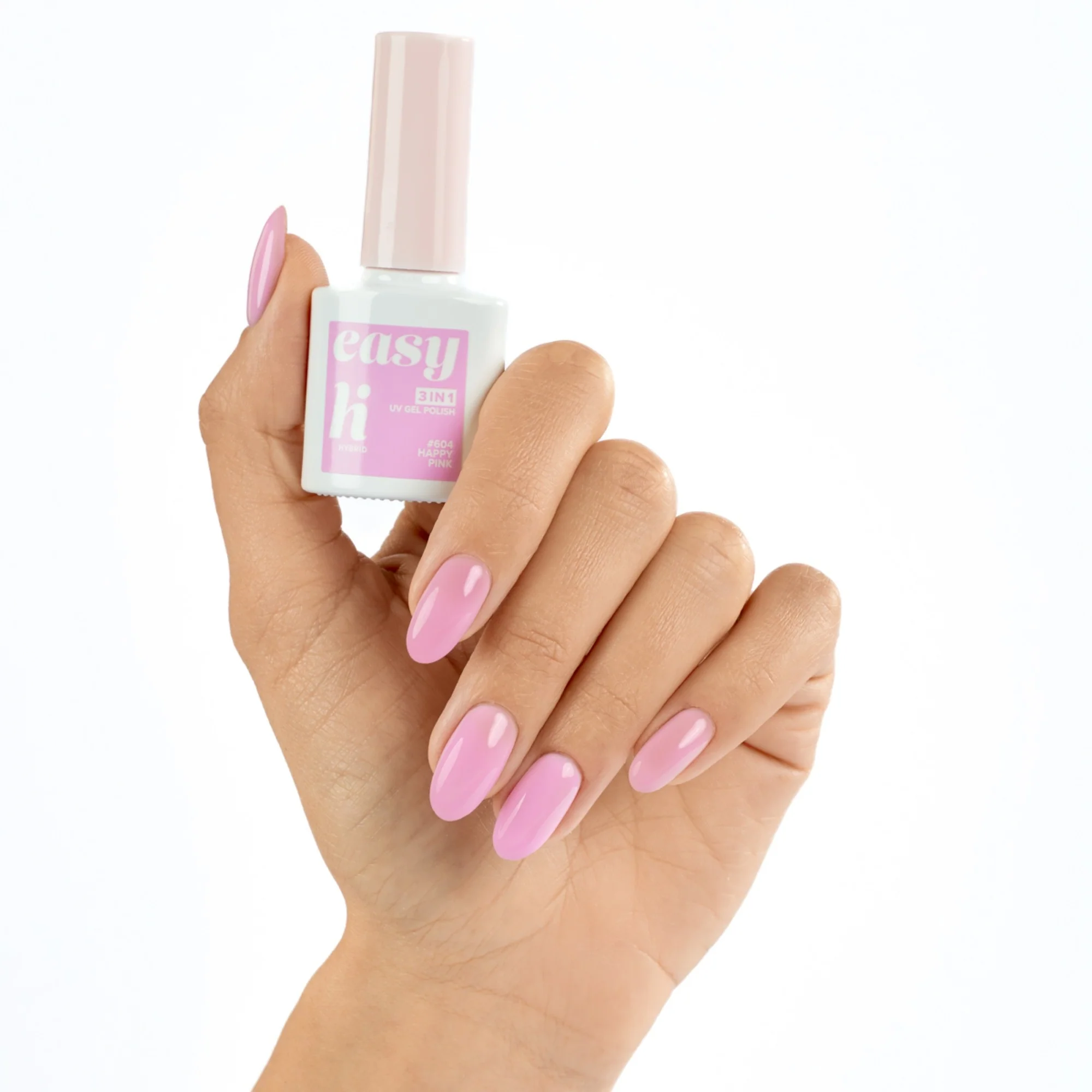 UV gel lak za nokte, polutrajni lak za nokte EASY 3u1 - lak za nokte s efektom gela