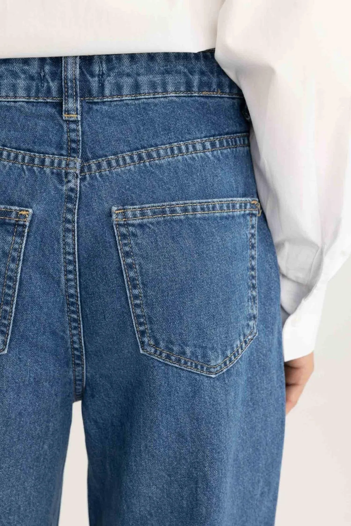 DeFacto  Lange Jeanshose aus 100 % Baumwolle