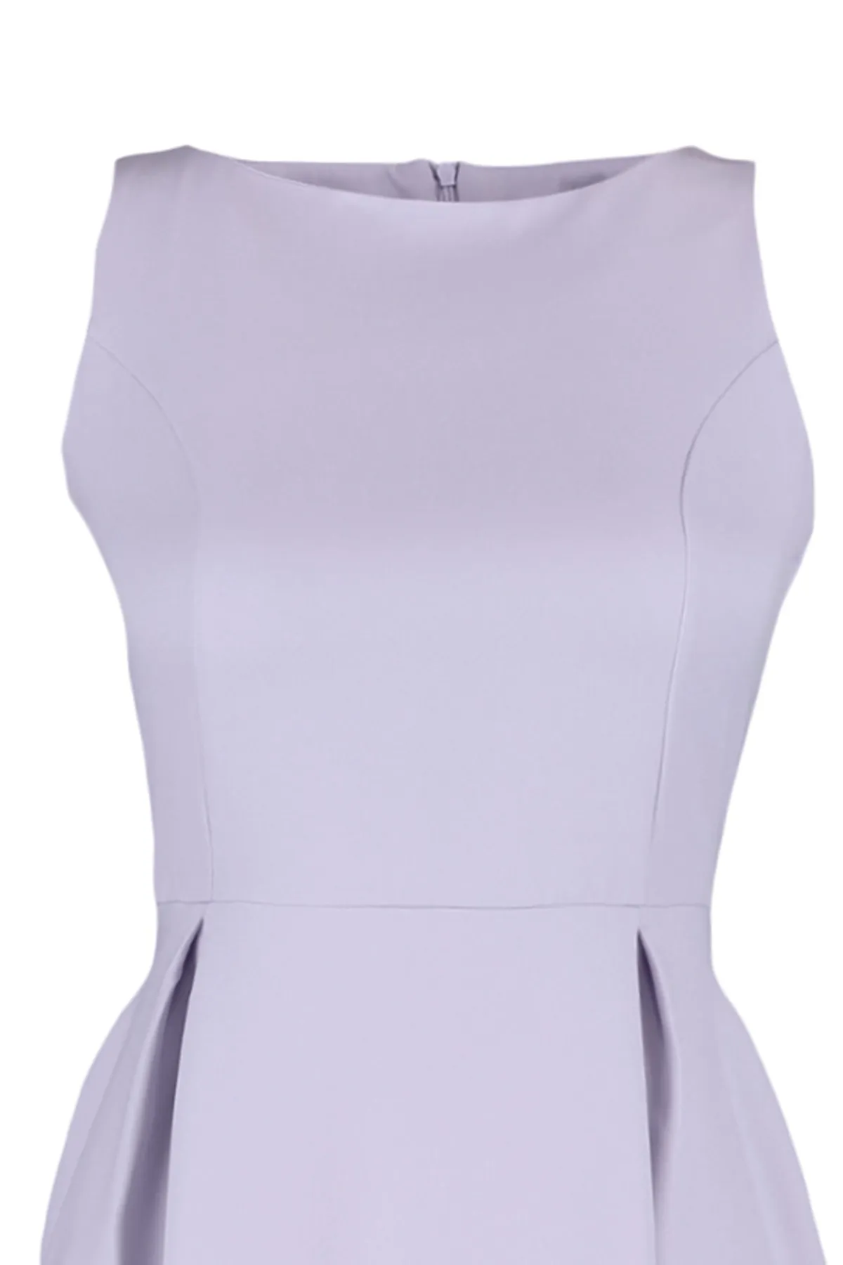 Trendyol Collection  Lilafarbenes, plissiertes Webkleid TWOSS20EL0980