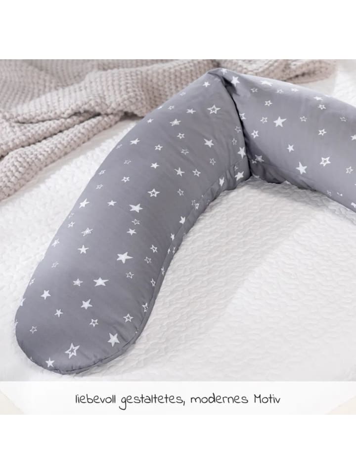 Theraline Stillkissen Das Original mit Mikroperlen-Füllung inkl. in grau,motiv günstig kaufen onesize