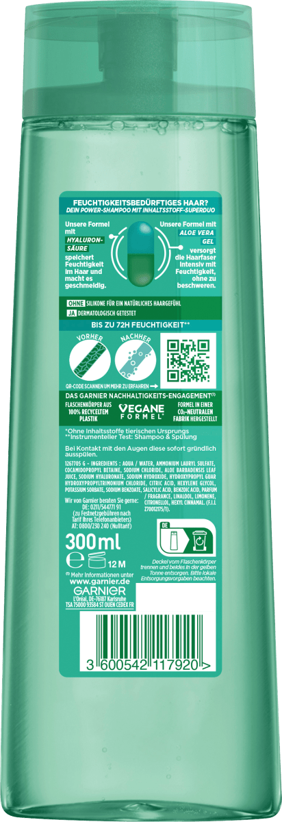 Shampoo Hydra Aloe, 300 ml