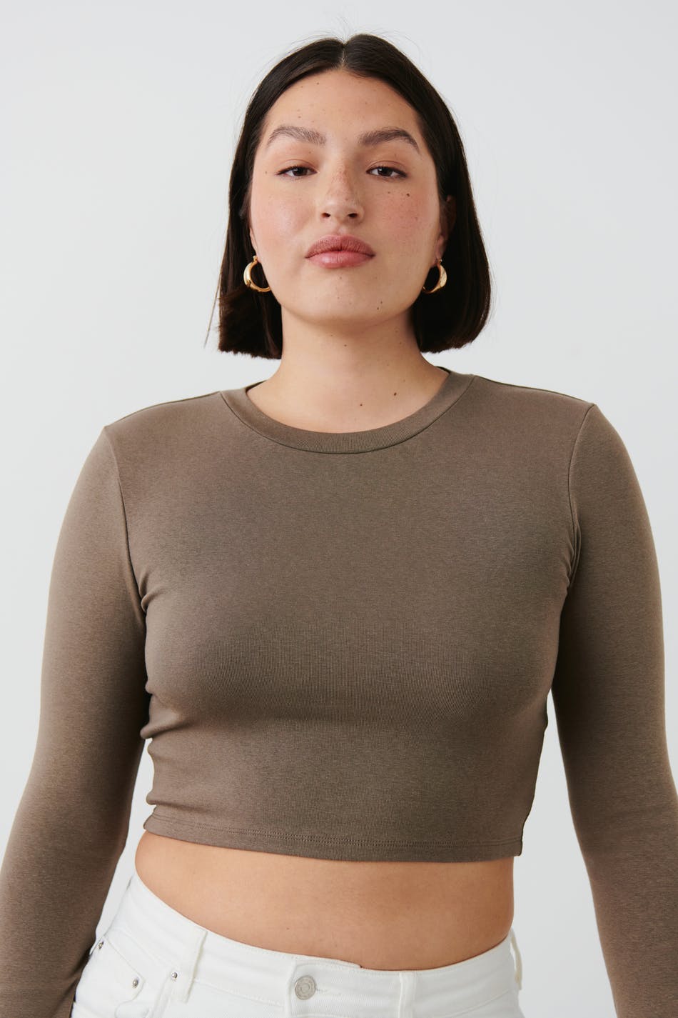 Soft cropped top