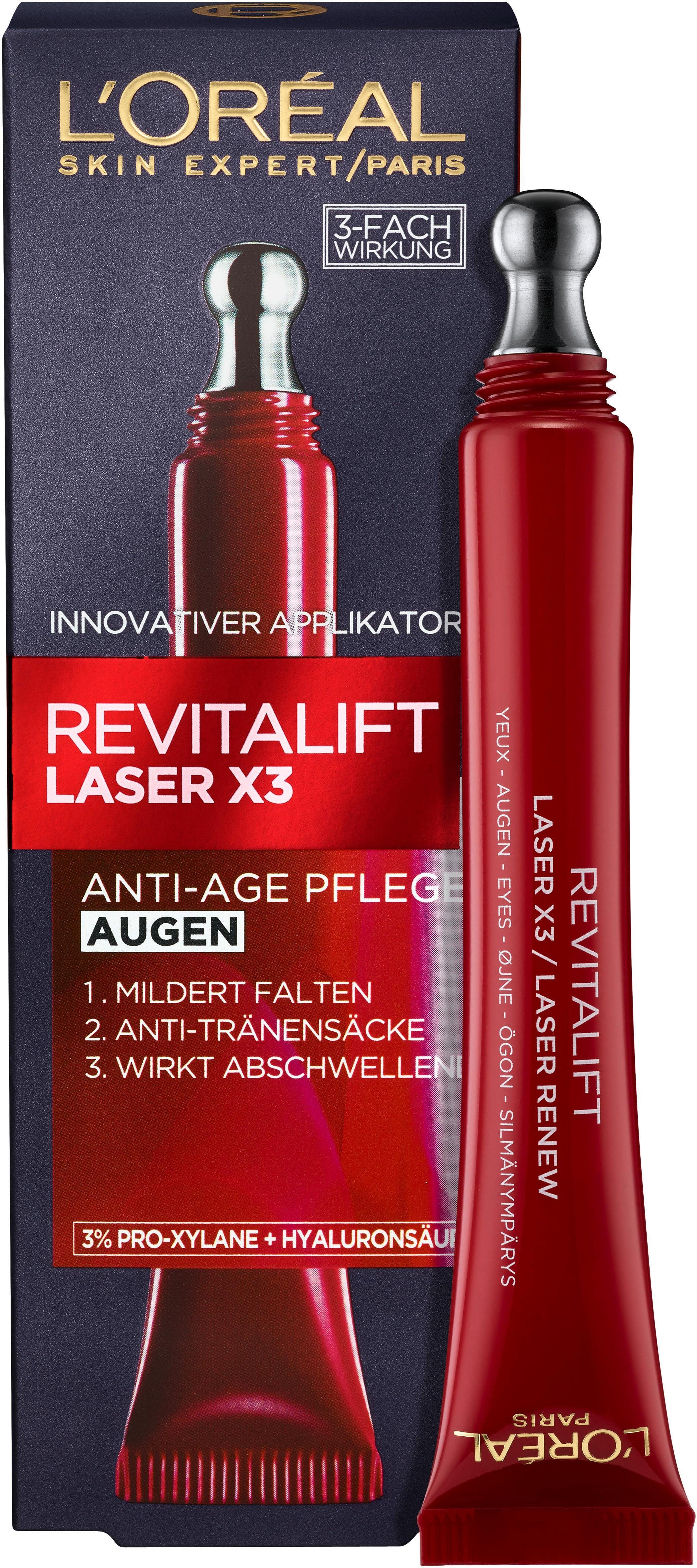 L'ORÉAL PARIS Augencreme RevitaLift Laser X3 Anti-Age Pflege