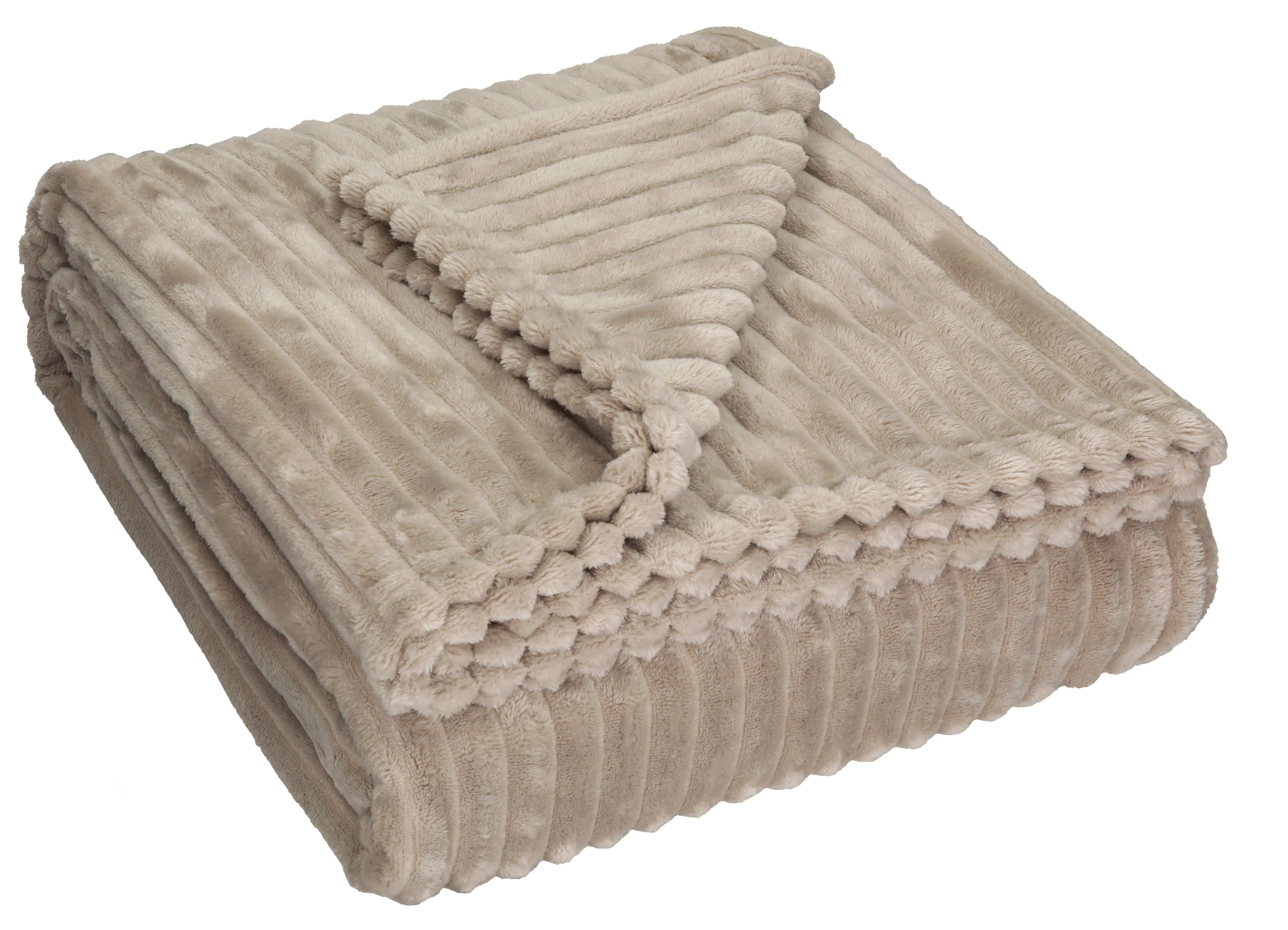 Wohndecke Kuscheldecke BARI Flauschig XXL 150x200 cm, Betz