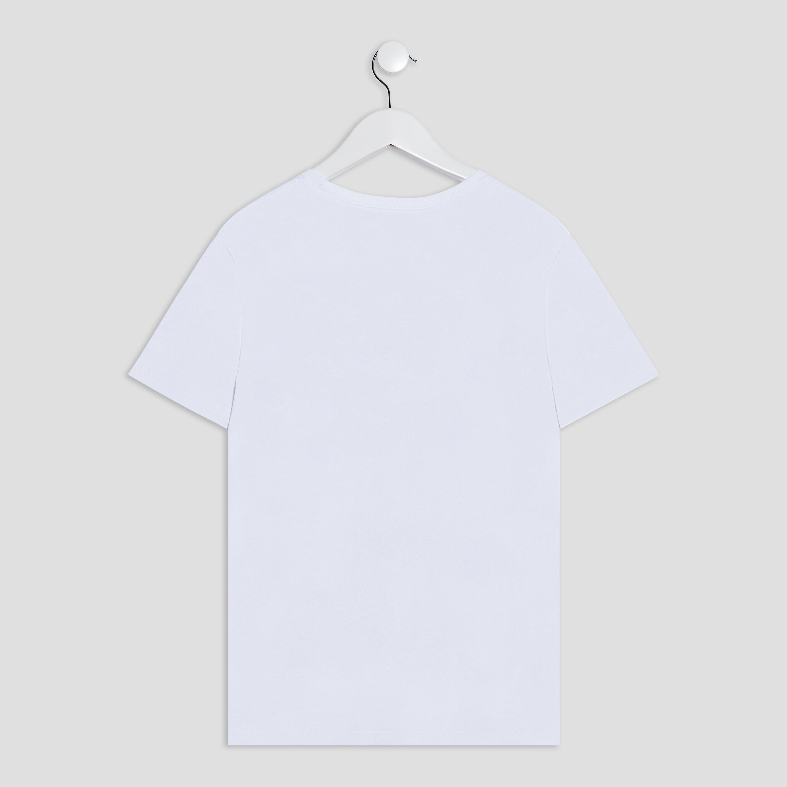 T-shirt manches courtes blanc homme | La Halle