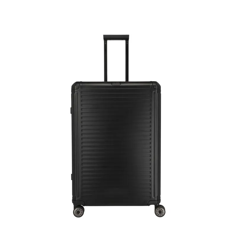 Travelite NEXT Trolley L mit 4 Rollen (77cm) - Schwarz