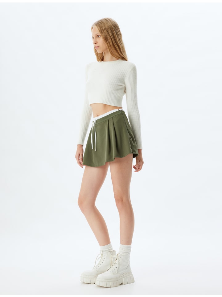 KOTON Hosenrock in Khaki günstig kaufen