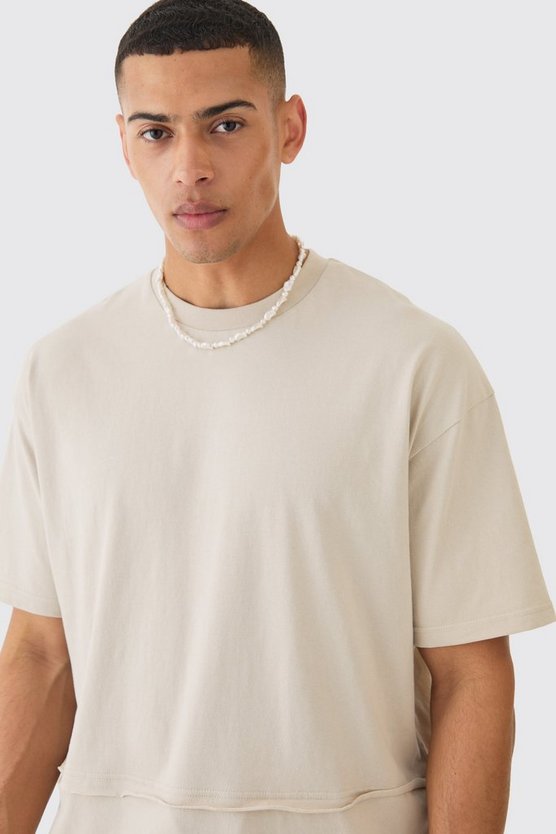 Oversized Raw Layer T-shirt