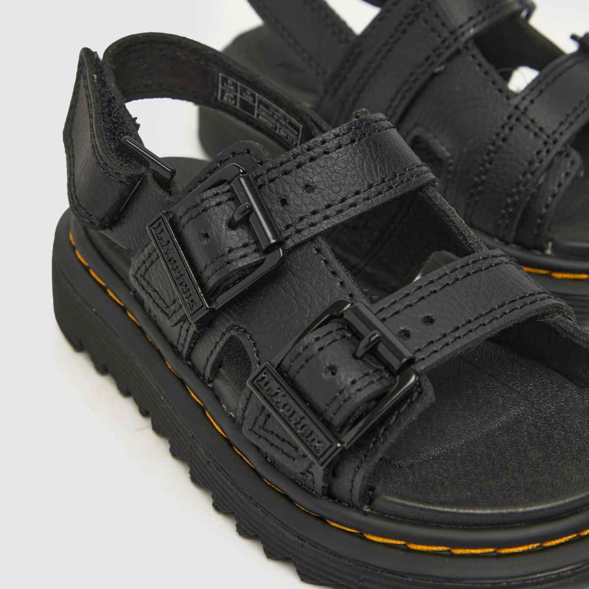 Dr. Martens fekete Varel kisgyermek szandál